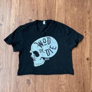 WOD or Die Fitness Apparel Co. Crop